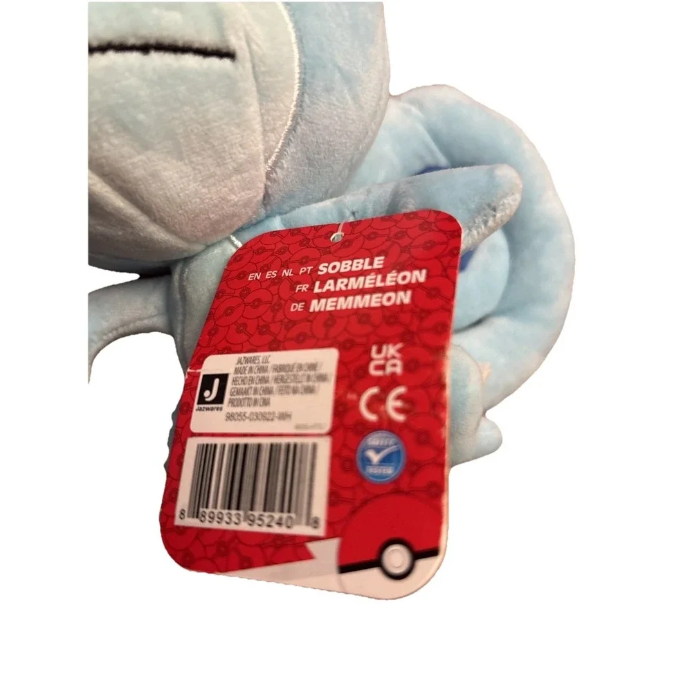 Sobble Pokémon 2021 Mini Plush Stuffed‎ Animal Collectible Nintendo Toy